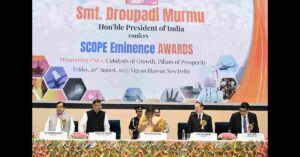 PRESIDENT OF INDIA PRESENTS SCOPE EMINENCE AWARDS