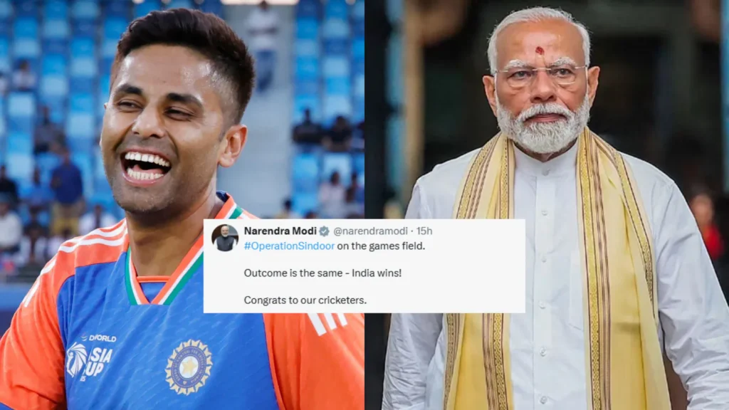 PM Modi's viral post on Team India's historic win: Social media buzzes