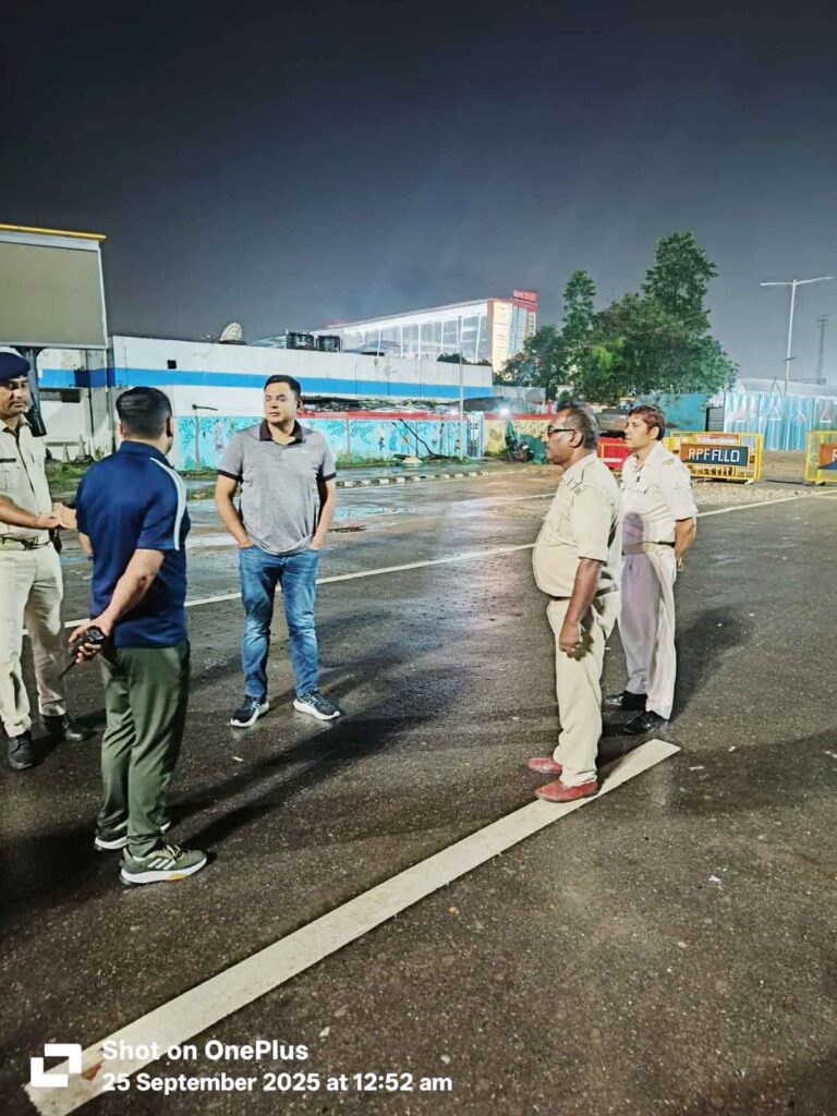 रांची एसएसपी ने देर रात किया औचक निरीक्षण, पुलिस को दिए सख्त निर्देश