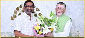 राज्यपाल संतोष कुमार गंगवार ने मुख्यमंत्री हेमंत सोरेन को पुत्र के विवाह उपरांत “आशीर्वाद समारोह” में शामिल होने का दिया आमंत्रण